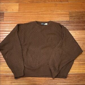 Members Only Rich Brown Crewneck Sweater